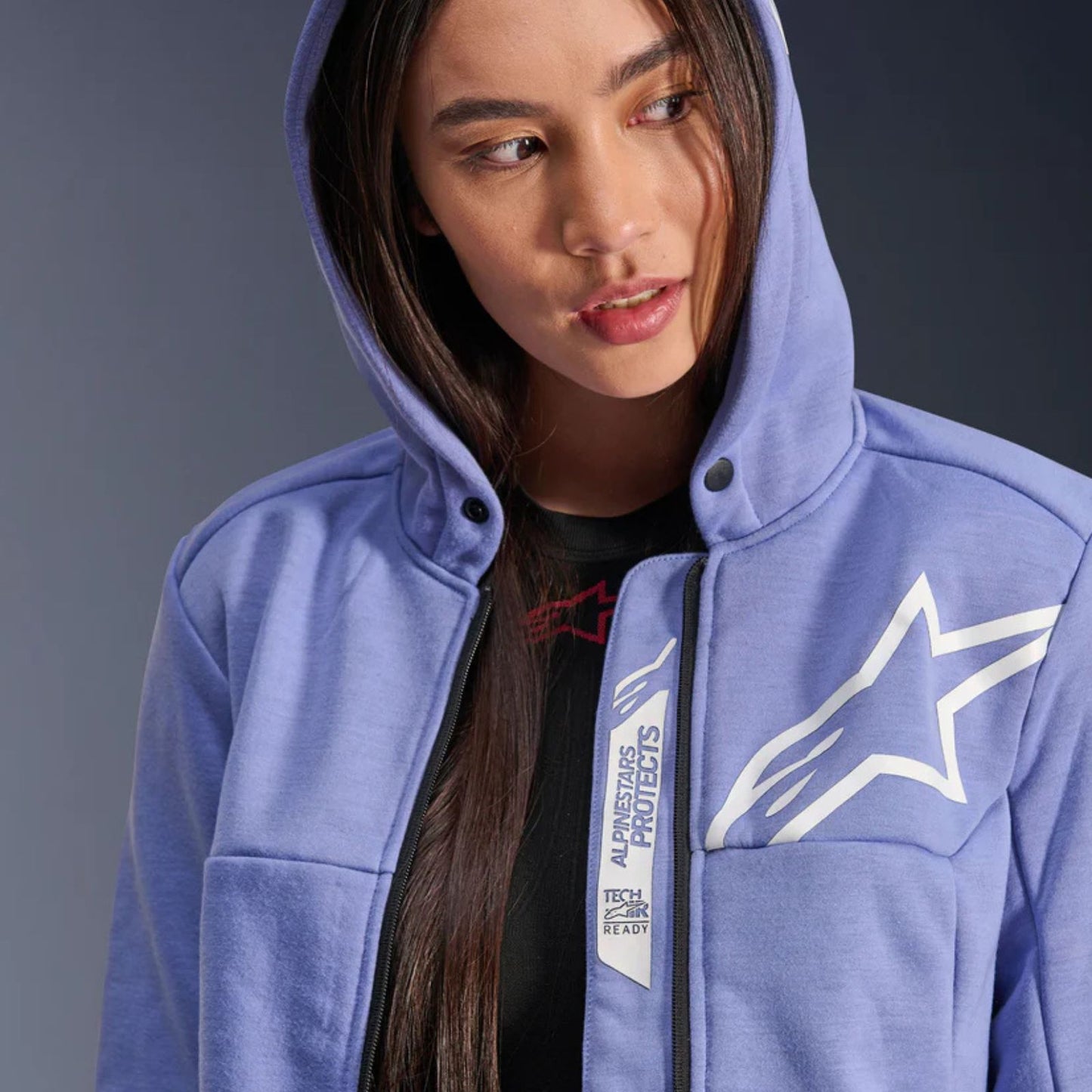 Alpinestars Stella Chrome V2 Sport Hoodie Motorcycle Jacket