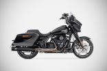 ZARD Exhaust Slip-Ons Flat 4.33 Inch Harley Davidson Street Glide Special 2006-2016