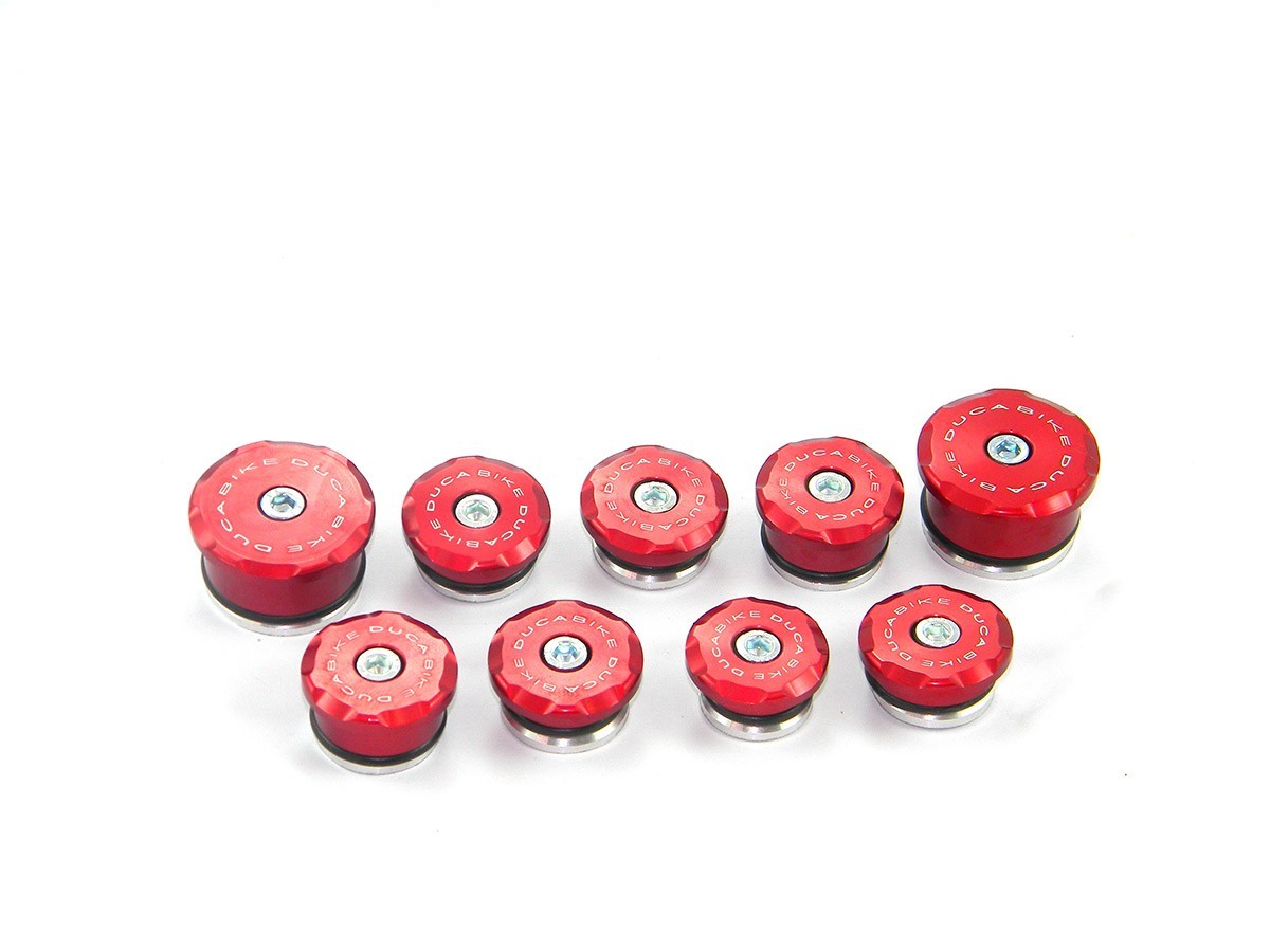 DBK Frame Caps Kit Ducati Streetfighter 1098/848 2009-2015 - Adventure Parts