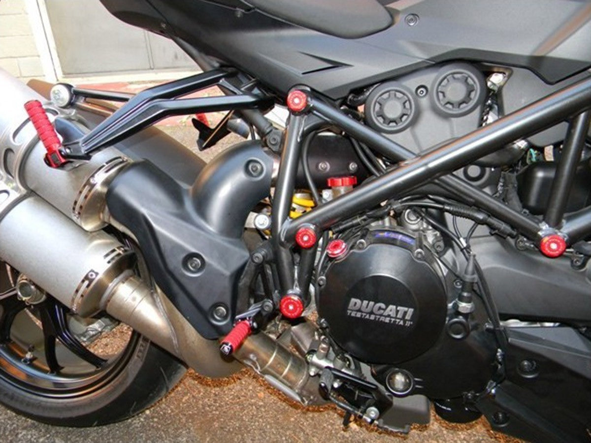 DBK Frame Caps Kit Ducati Streetfighter 1098/848 2009-2015 - Adventure Parts
