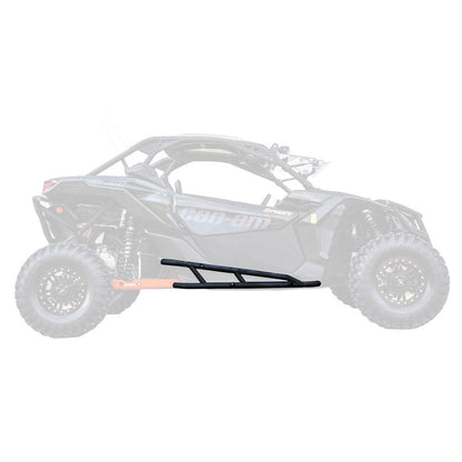 SuperATV Heavy Duty Nerf Bars Can-Am Maverick X3 900 HO 64 Inch 2017-2026