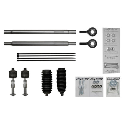 SuperATV Heavy Duty Tie Rod Kit Polaris RZR XP 1000 2015–2022 - Adventure Parts