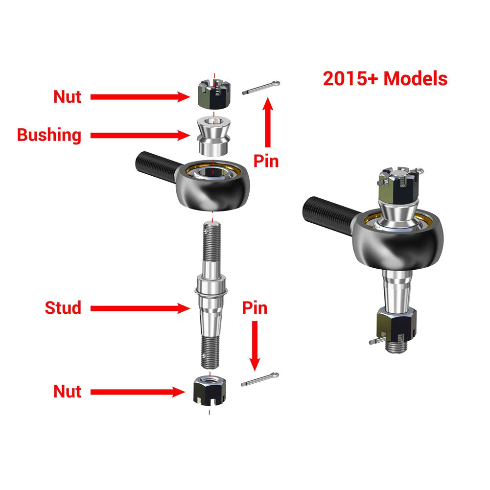 SuperATV Heavy Duty Tie Rod Kit Polaris RZR XP 1000 2015–2022 - Adventure Parts