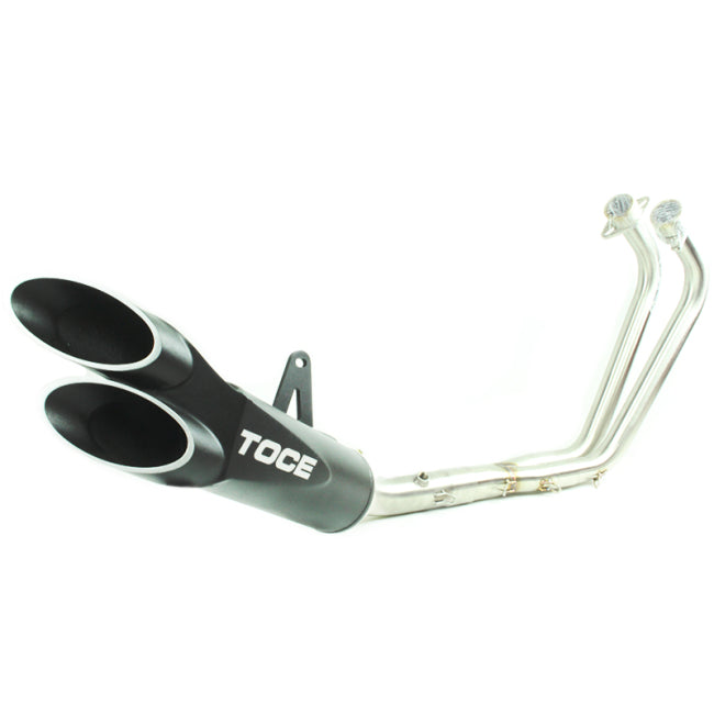 Toce Razor Tip Full Exhaust System - Kawasaki Ninja 400 2018-2025