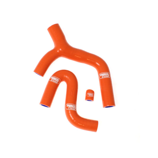 Samco Radiator Hose 3 Piece Kit KTM 400 EXC F Thermostat Bypass 2008-2011 - Adventure Parts