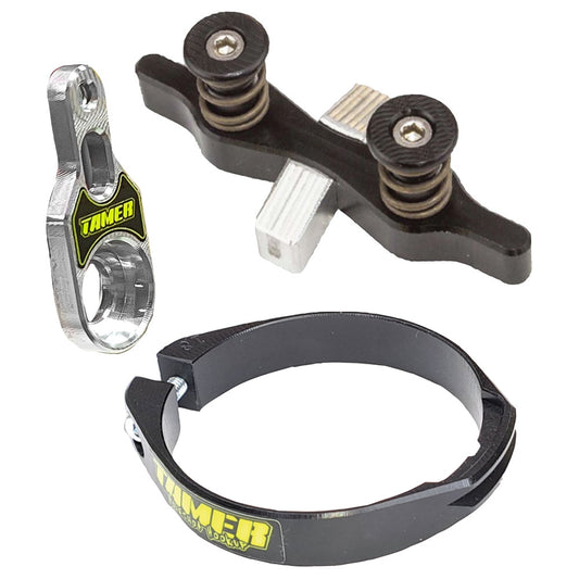 Tamer Double Button Holeshot Hookup System with Guard Bracket Honda CR125R 1998–2010