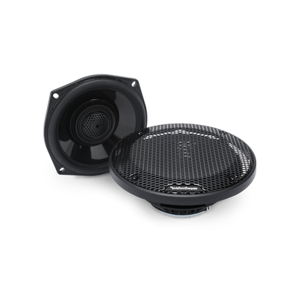 Rockford Fosgate Power 5.25" Full Range Tour-Pak Speakers Harley-Davidson 1998-2013