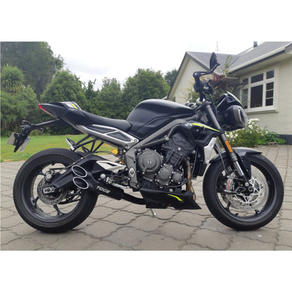 Toce Razor Tip Decat Exhaust - Triumph Street Triple R RS 765 2017-2023 - Adventure Parts