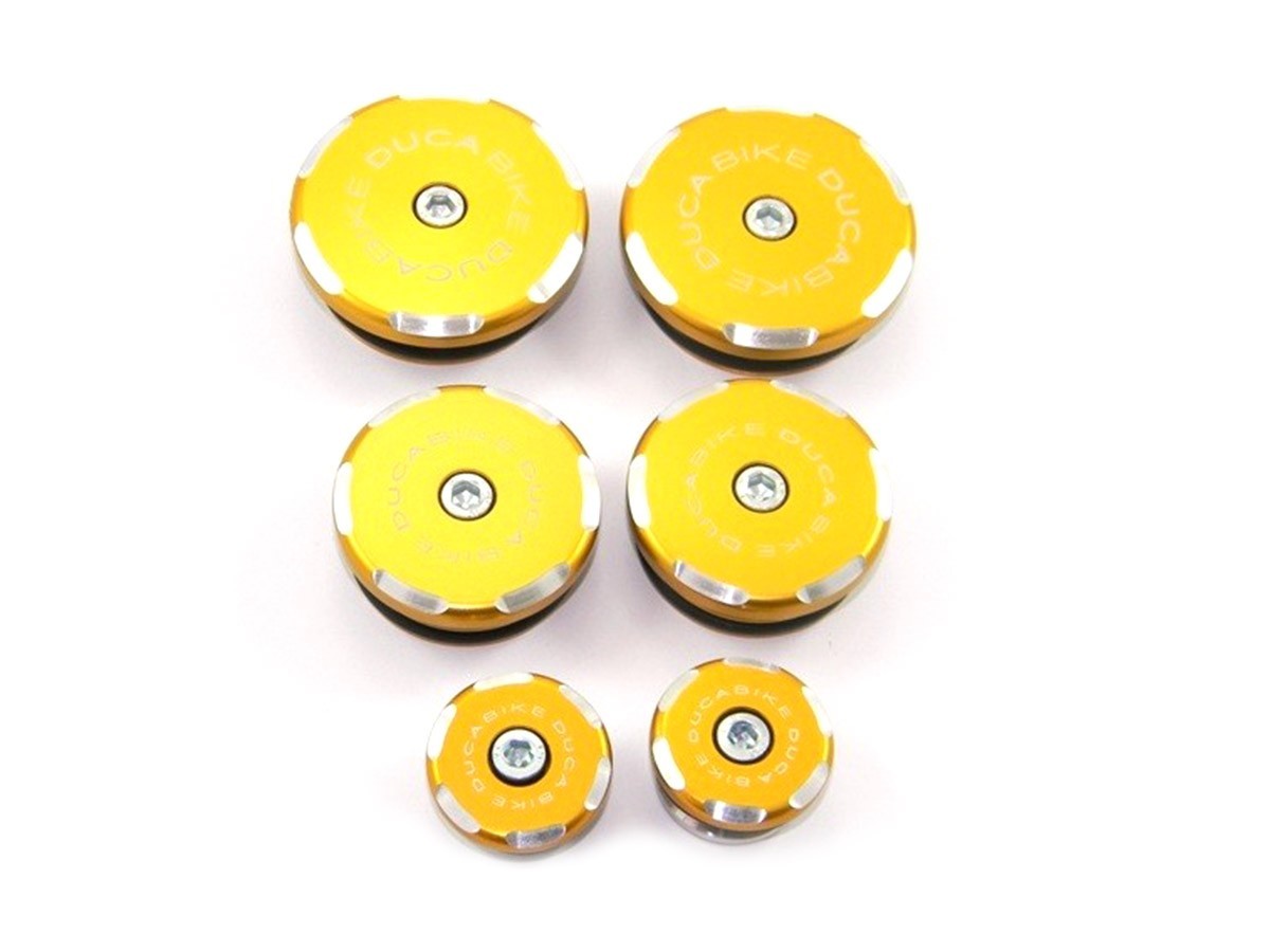 DBK Frame Plugs Kit Ducati Multistrada 1200 2010-2014 - Adventure Parts