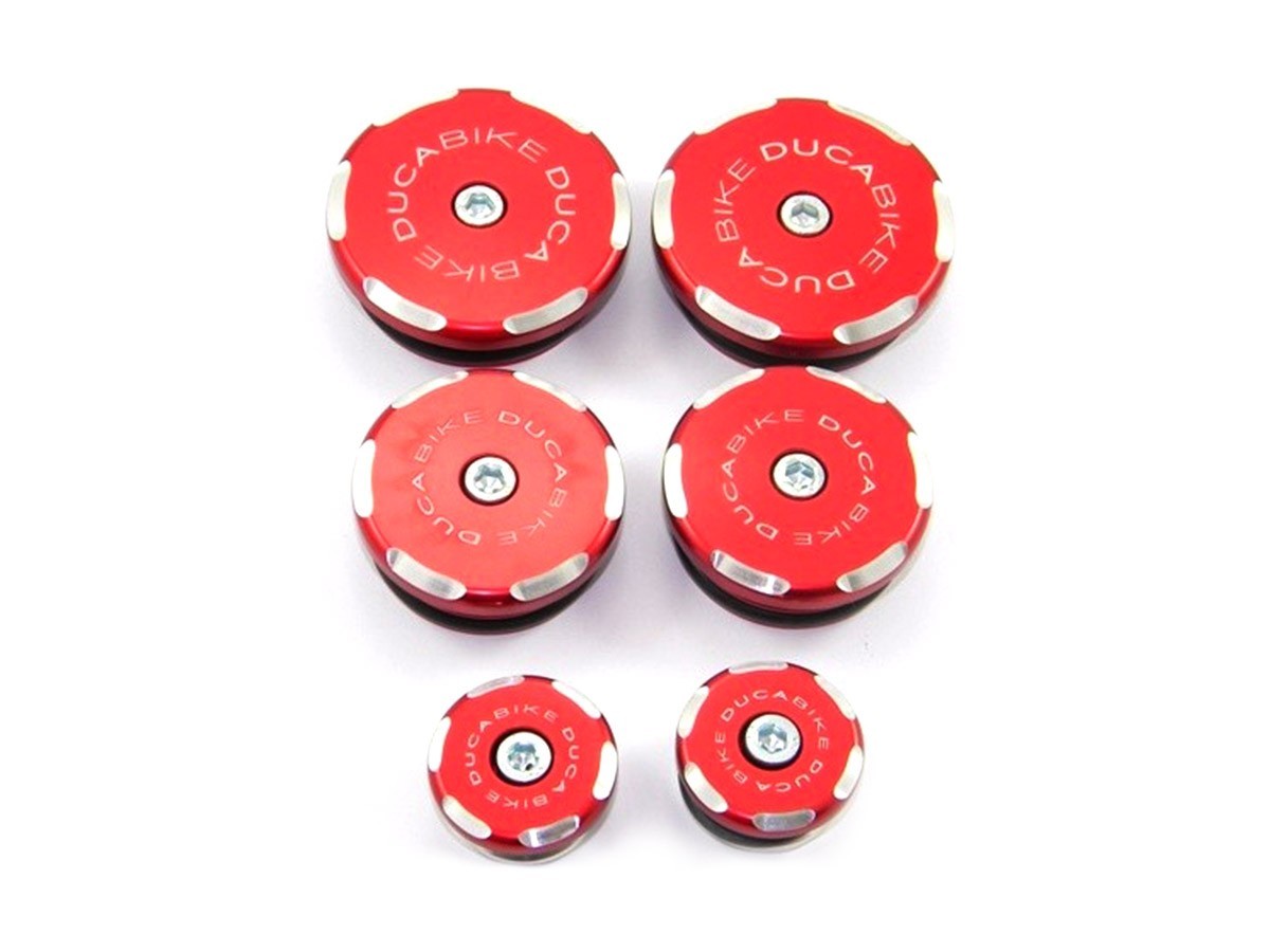 DBK Frame Plugs Kit Ducati Multistrada 1200 2010-2014 - Adventure Parts