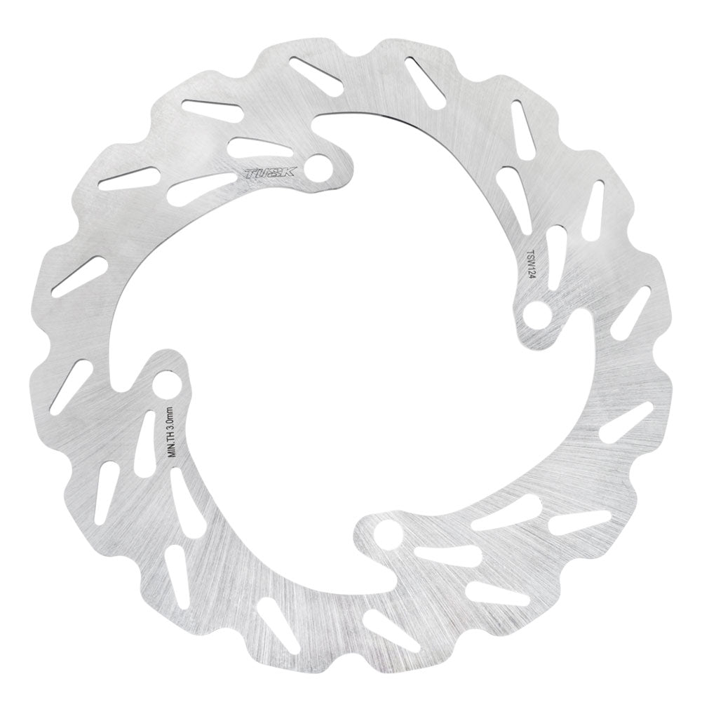 Tusk Stainless Steel Typhoon Brake Rotor Rear Kove FSE 450R Rally 2023–2025