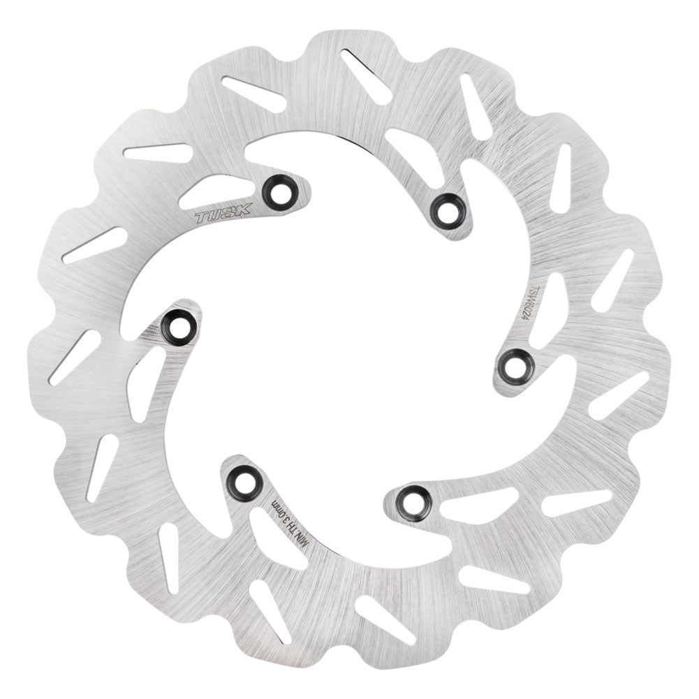 Tusk Stainless Steel Typhoon Brake Rotor Rear Kawasaki KDX200 1989–2004
