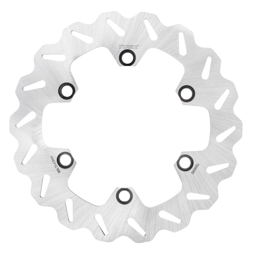 Tusk Stainless Steel Typhoon Brake Rotor Rear Kawasaki KLR650 2008–2018