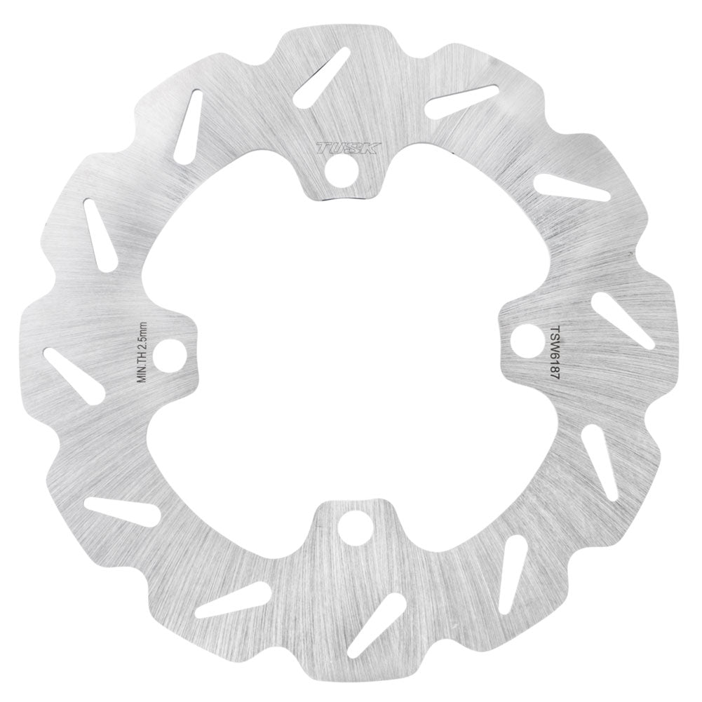 Tusk Stainless Steel Typhoon Brake Rotor Rear Kawasaki KLX140 2001-2026