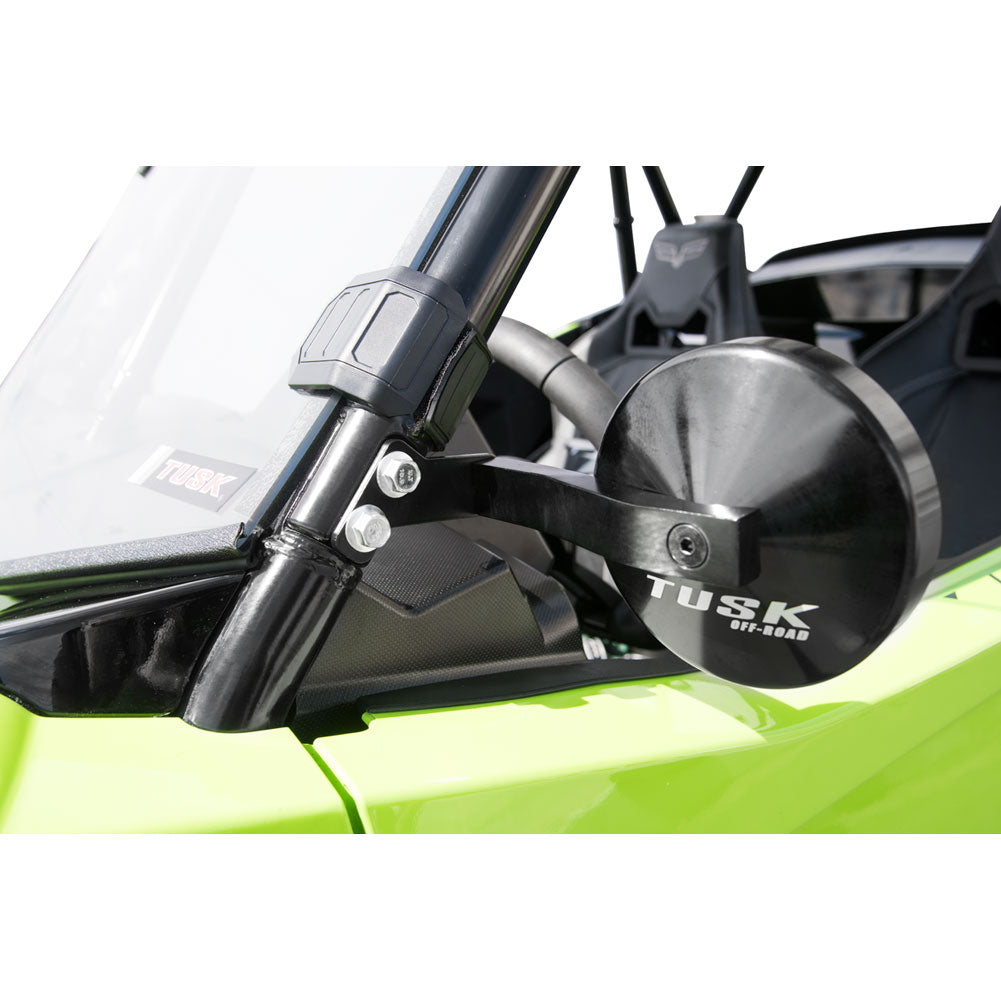 Tusk Alloy UTV Mirror Kit w/A-Pillar Mounts Tracker XTR 1000 2020 - Adventure Parts