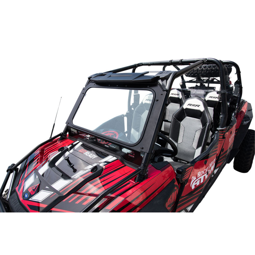 Tusk UTV Full Glass Windshield With Vent and 12" Windshield Wiper Polaris RZR 900 Trail 2014–2020