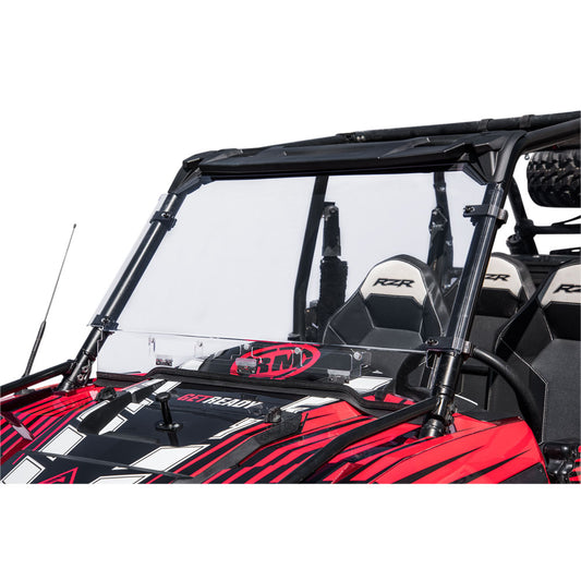 Tusk Vented Hard Coated Poly Carb Front Windshield Polaris RZR 900 Trail 2014–2020 - Adventure Parts