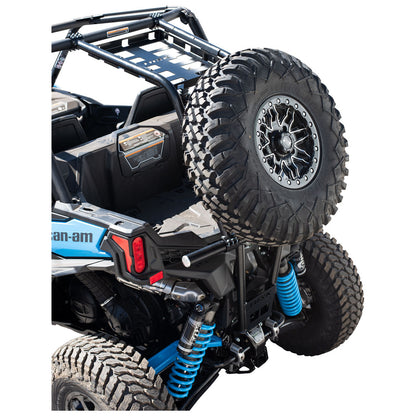 Tusk UTV Rear Bumper, Cargo Rack, and Spare Tire Carrier Can-Am Maverick Sport 1000 2018-2024 - Adventure Parts