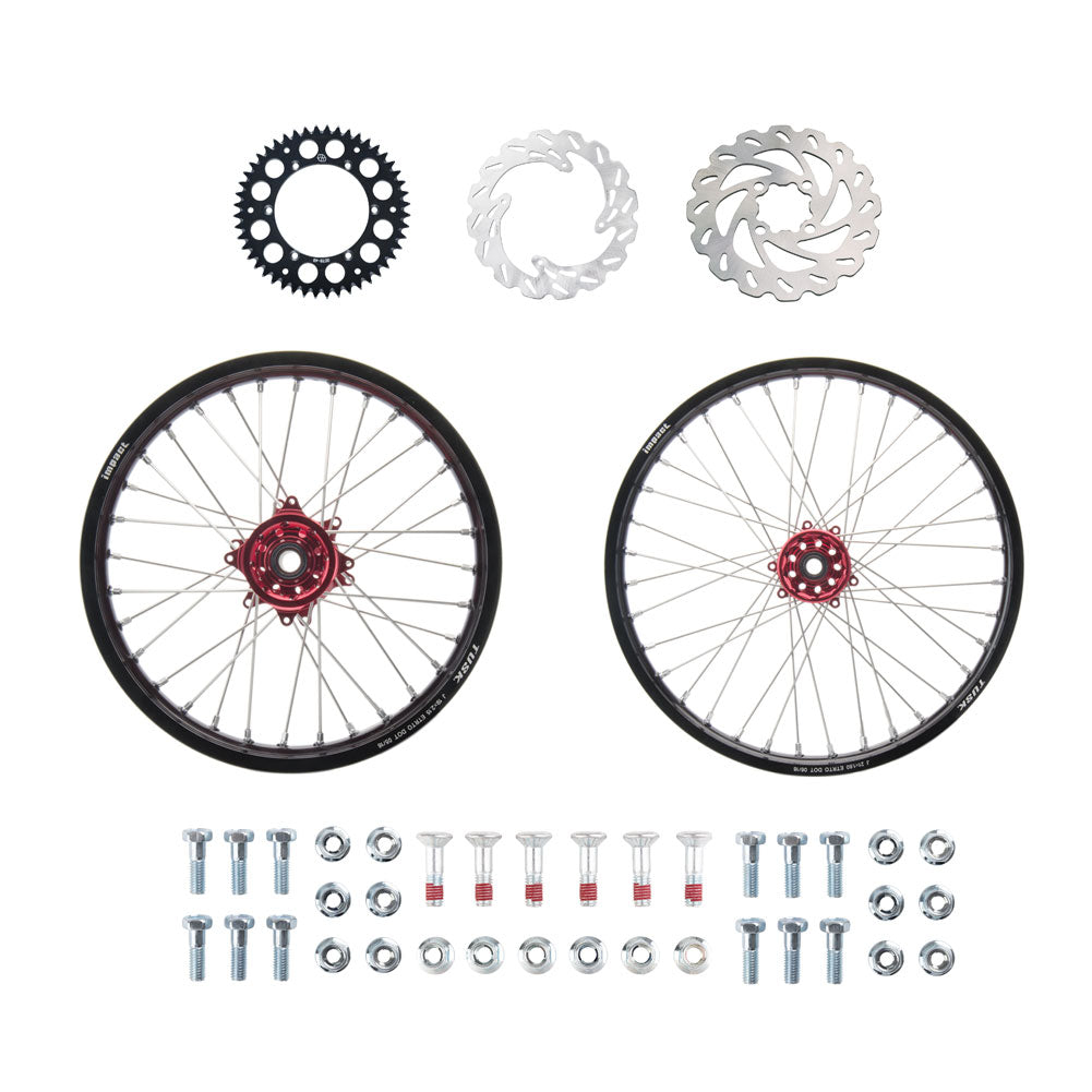 Tusk Impact Complete Front/Rear Wheel Package Honda CR250R 2002–2014