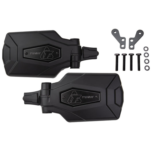 Tusk Pivot Folding UTV Mirror Kit w/A-pillar Mounts Polaris RZR 2014-2025 - Adventure Parts