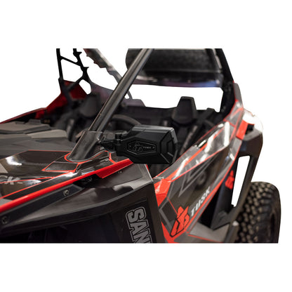 Tusk Pivot Folding UTV Mirror Kit w/A-pillar Mounts Polaris RZR 2020-2025 - Adventure Parts