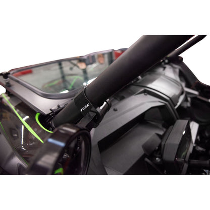 Tusk Alloy Mirror Kit with Low Profile UTV Roll Cage Clamp Arctic Cat Wildcat 1000i HO 2012–2024 - Adventure Parts