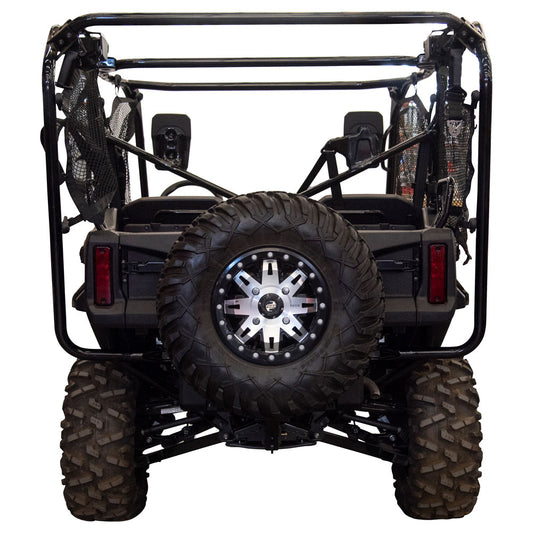 Tusk Hitch Mounted Spare Tire Carrier Honda Pioneer 1000 2016–2021 - Adventure Parts