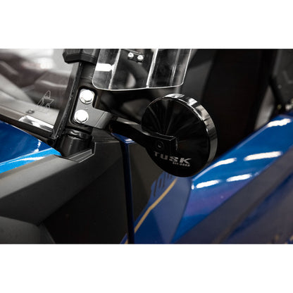 Tusk Alloy UTV Mirror Kit w/A-Pillar Mounts Yamaha Wolverine RMAX2 1000 2021-2026 - Adventure Parts