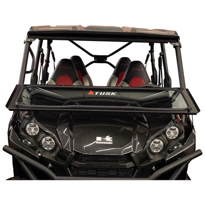 Tusk UTV Folding Glass Windshield with Windshield Wiper Kawasaki Teryx 800 2016–2025 - Adventure Parts