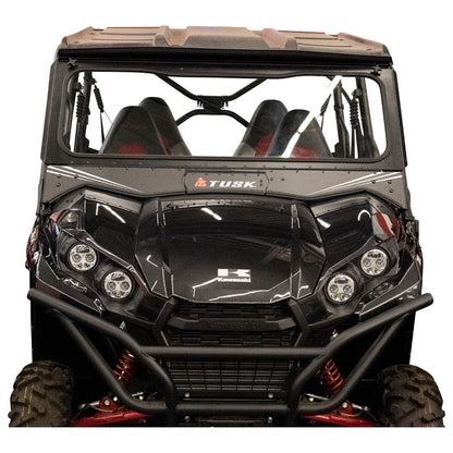 Tusk UTV Folding Glass Windshield with Windshield Wiper Kawasaki Teryx 800 2016–2025 - Adventure Parts