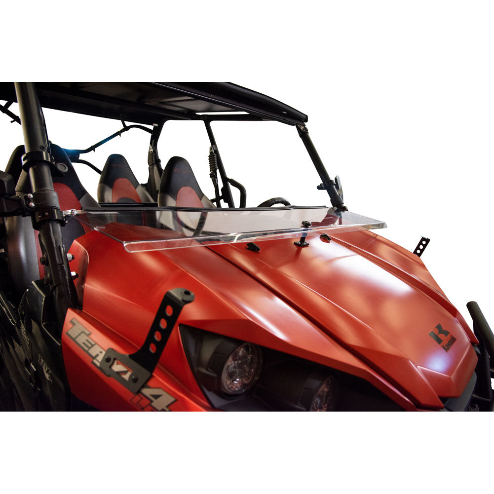 Tusk UTV Hinged Windshield +2-inch Kawasaki Teryx 800 2016–2025 - Adventure Parts