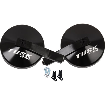Tusk Alloy UTV Mirror Kit w/A-Pillar Mounts Tracker XTR 1000 2020 - Adventure Parts