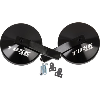 Tusk Alloy UTV Mirror Kit w/A-Pillar Mounts Yamaha Wolverine 4x4 2016–2026 - Adventure Parts