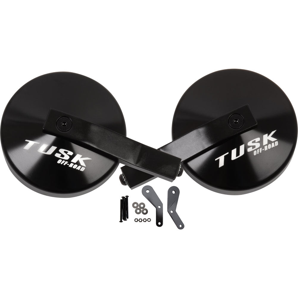Tusk Alloy UTV Mirror Kit w/A-Pillar Mounts Can-Am Maverick X3 900 HO 64 Inch 2017-2026 - Adventure Parts