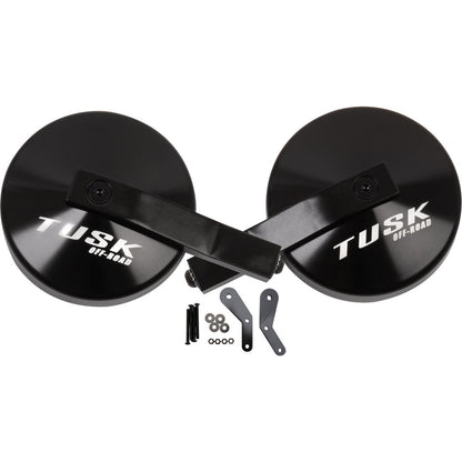 Tusk Alloy UTV Mirror Kit w/A-Pillar Mounts Can-Am Maverick X3 900 HO 64 Inch 2017-2026 - Adventure Parts