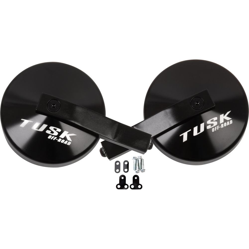 Tusk Alloy UTV Mirror Kit w/A-Pillar Mounts Honda Pioneer 1000 2016–2025 - Adventure Parts