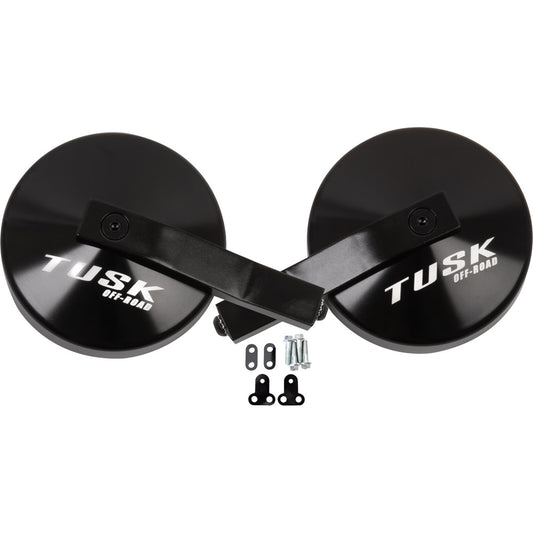 Tusk Alloy UTV Mirror Kit w/A-Pillar Mounts Honda Pioneer 1000 2016–2025 - Adventure Parts