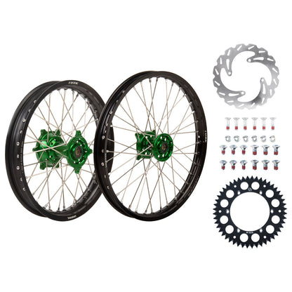 Tusk Impact Complete Front/Rear Wheel Package Kawasaki KX250/450 2015–2025 - Adventure Parts