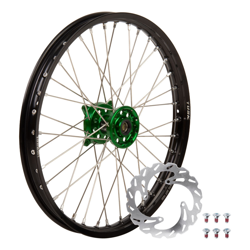 Tusk Impact Complete Front Wheel Package Kawasaki KX125 2004–2014 - Adventure Parts