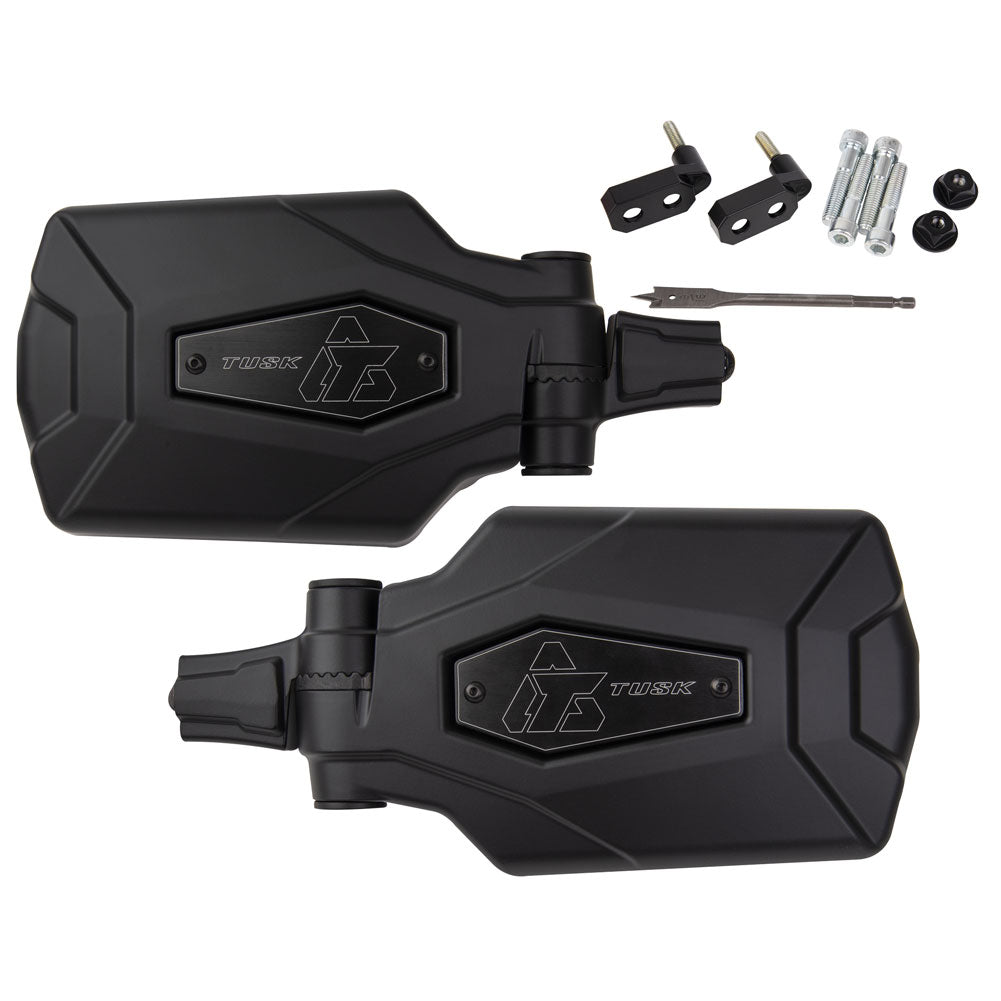 Tusk Pivot Folding UTV Mirror Kit w/A-pillar Mounts Polaris RZR 2020-2025 - Adventure Parts