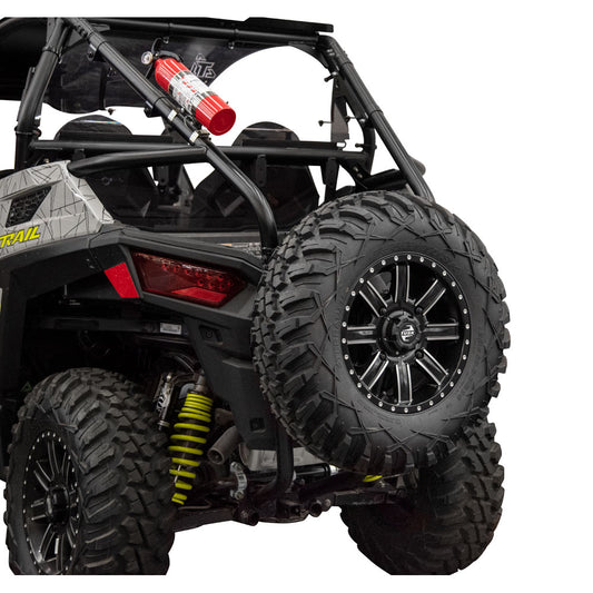 Tusk Rear Mounted Spare Tire Carrier Polaris RZR 900 Trail Premium 2021–2025