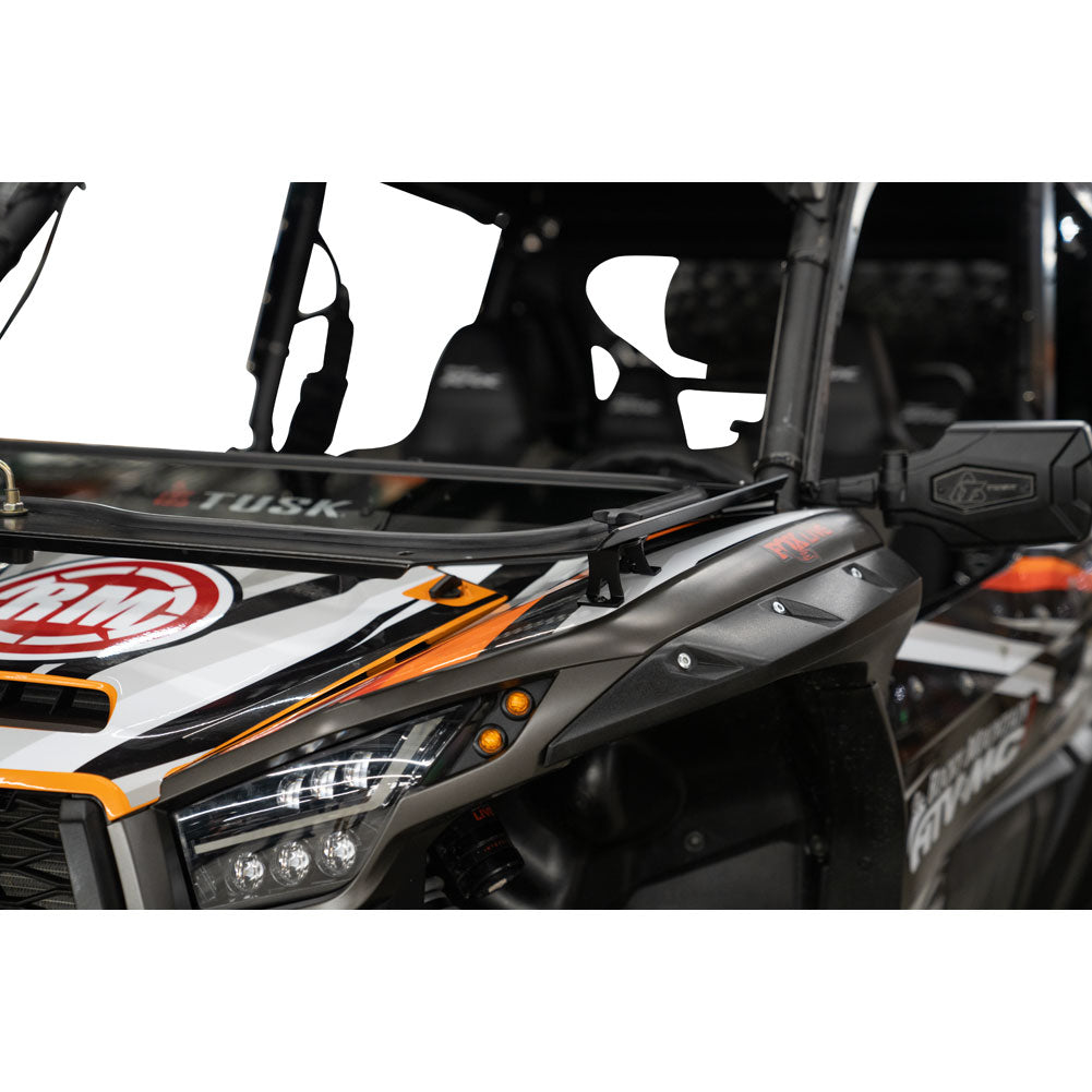 Tusk UTV Folding Glass Windshield with Windshield Wiper Kawasaki Teryx KRX 1000 2020–2025