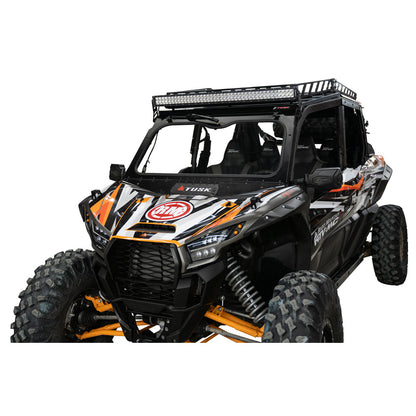 Tusk UTV Folding Glass Windshield with Windshield Wiper Kawasaki Teryx KRX 1000 2020–2025