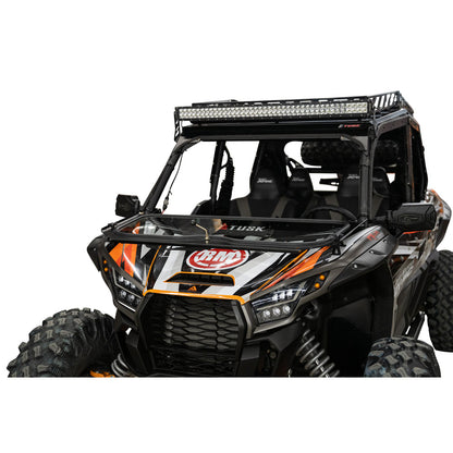 Tusk UTV Folding Glass Windshield with Windshield Wiper Kawasaki Teryx KRX 1000 2020–2025