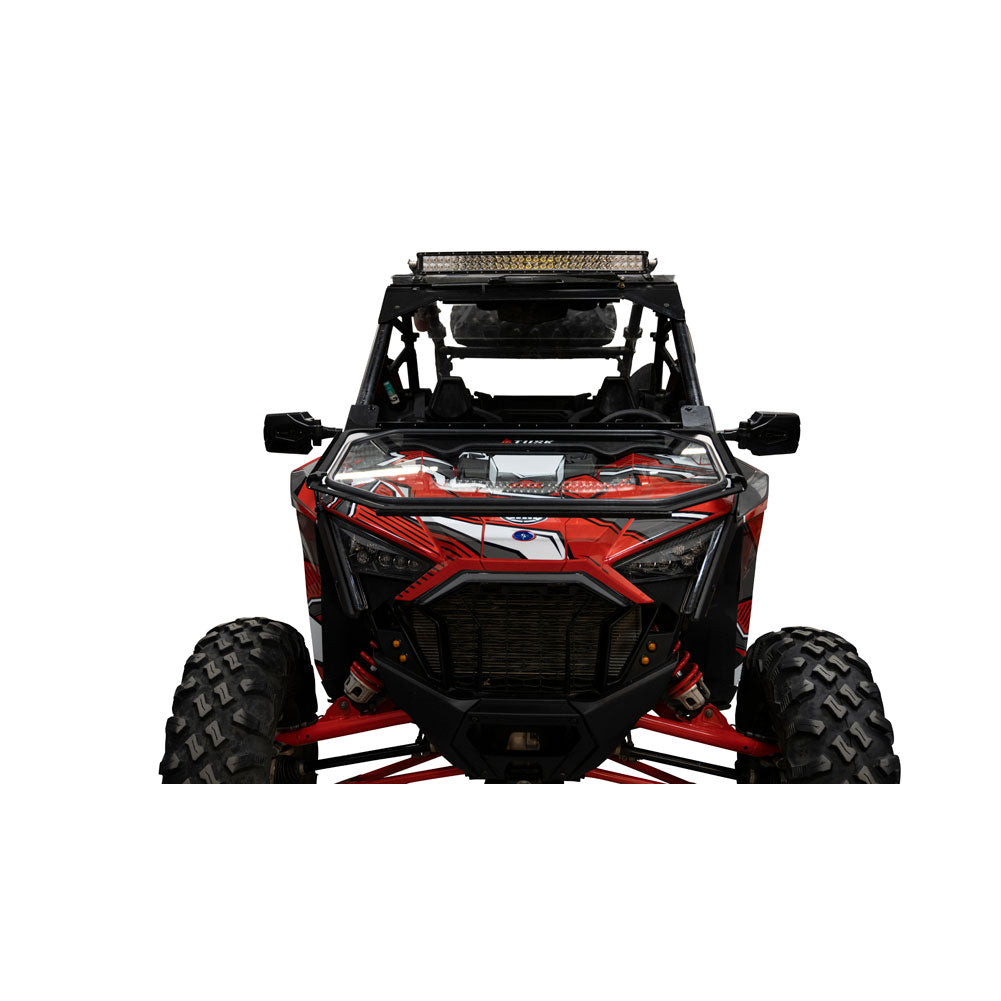 Tusk UTV Folding Glass Windshield with 18" Windshield Wiper Polaris RZR Pro XP 4 Premium 2020–2024