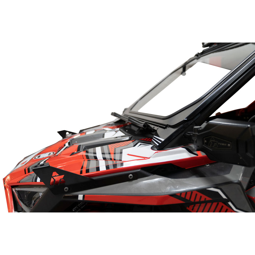 Tusk UTV Folding Glass Windshield with 18" Windshield Wiper Polaris RZR Pro XP 4 Premium 2020–2024