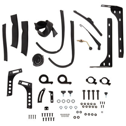 Tusk UTV Folding Glass Windshield with Windshield Wiper Kawasaki Teryx 800 2016–2025 - Adventure Parts