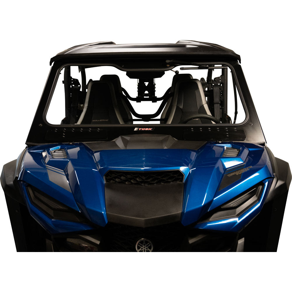 Tusk UTV Full Glass Windshield with 12" Windshield Wiper Yamaha Wolverine RMAX2 1000 2021