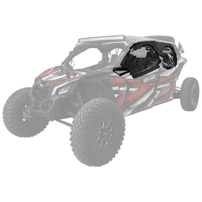 Tusk Zipperless Upper Door Kit Can-Am Maverick X3 Max DS/Turbo/RS/X 2017–2024