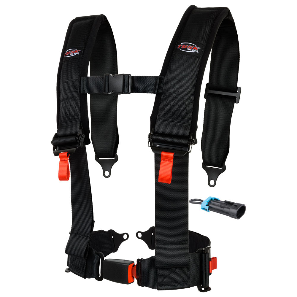 Tusk 4 Point 3 inch H-Style Safety Harness Can-Am Defender HD10 2016–2025